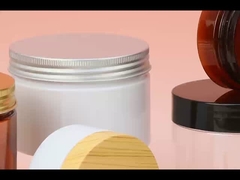 Thùng kem mỹ phẩm miệng rộng bằng nhựa với nắp vít