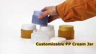 Hũ kem PP nhẹ - Hũ mỹ phẩm bằng nhựa có thể tùy chỉnh với chất liệu PP cấp thực phẩm cho Skincar