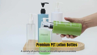 Máy bơm chai PET Lotion Bao bì mỹ phẩm tùy chỉnh