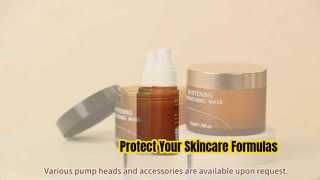 Nhà sản xuất bộ chai mỹ phẩm Amber PET | Xịt, Kem dưỡng da, Chai mực & Lọ kem | Bao bì OEM