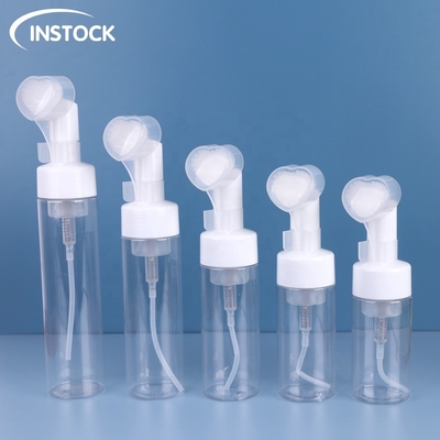 100ml 120ml 150ml 200ml 250ml chai bơm PET Mousse với bơm hình trái tim